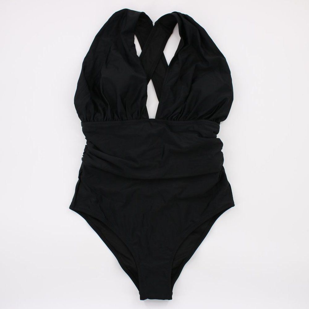 NWT Cupshe Black Criss Cross Marilyn Monroe M